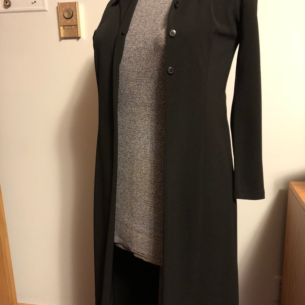 111 State Black maxi jacket (s)
